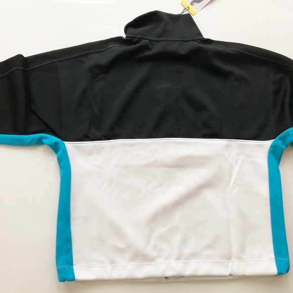DKNY Sport Half Zip Pullover White/Black NWT - Picture 4 of 8